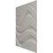 Ekena Millwork 19 5/8in. W x 19 5/8in. H Wave EnduraWall Decorative 3D Wall Panel Covers 2.67 Sq. Ft. WP20X20WVCSV - alternate 2
